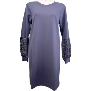 Ann Taylor lace Balloon Sleeve Shift Dress size m